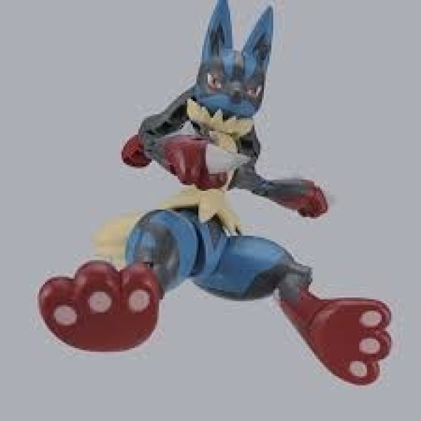 BANDAI POKEMON PLASTIC MODEL COLLECTION MEGA LUCARIO - Nº 35