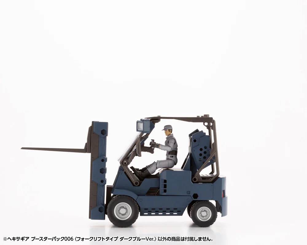 HEXA GEAR 1/24 BOOSTER PACK 006 FORKLIFT DARK BLUE VER. - Imagen 7