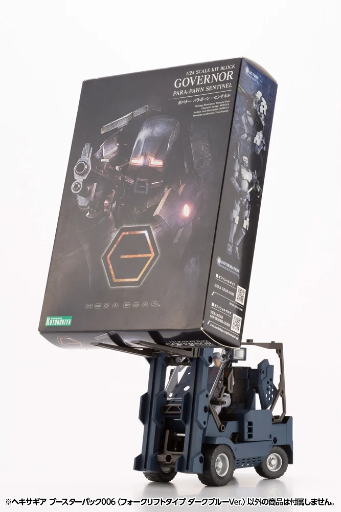 HEXA GEAR 1/24 BOOSTER PACK 006 FORKLIFT DARK BLUE VER. - Imagen 9