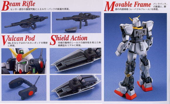 MG 1/100 RX-178 GUNDAM MK-II (AEUG) - Nº 014 - Imagen 7