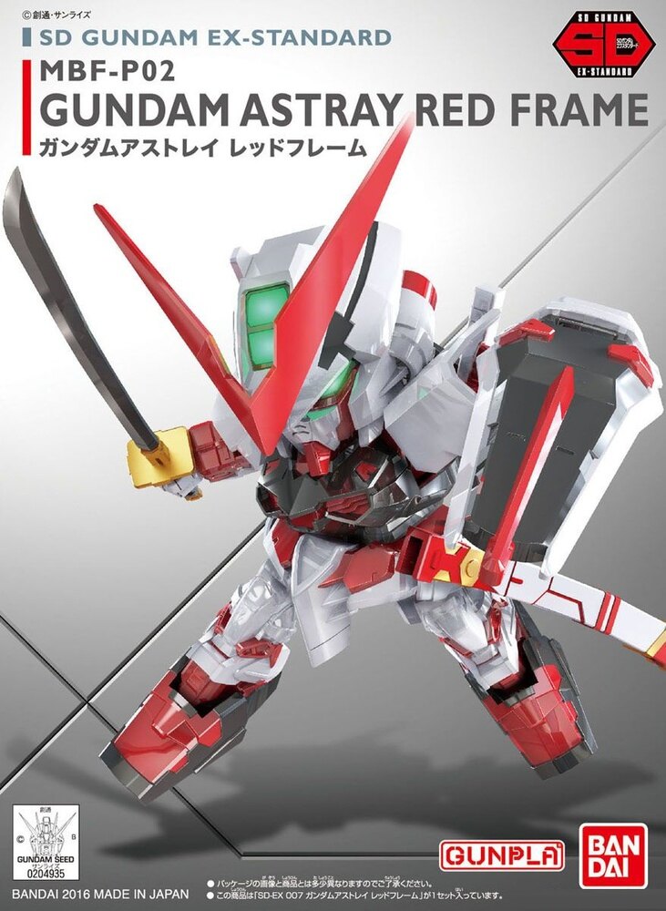 SD EX-STANDARD GUNDAM ASTRAY RED FRAME Nº 007