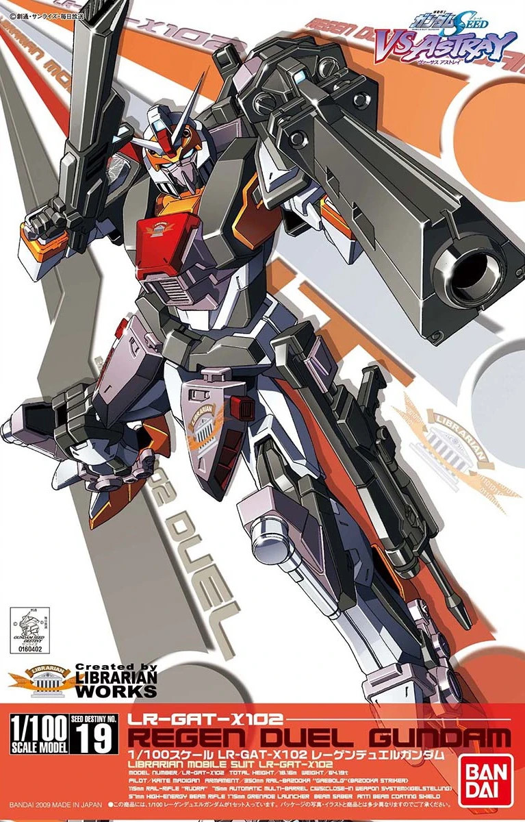 1/100 SEED DESTINY REGEN DUEL GUNDAM - Nº 19