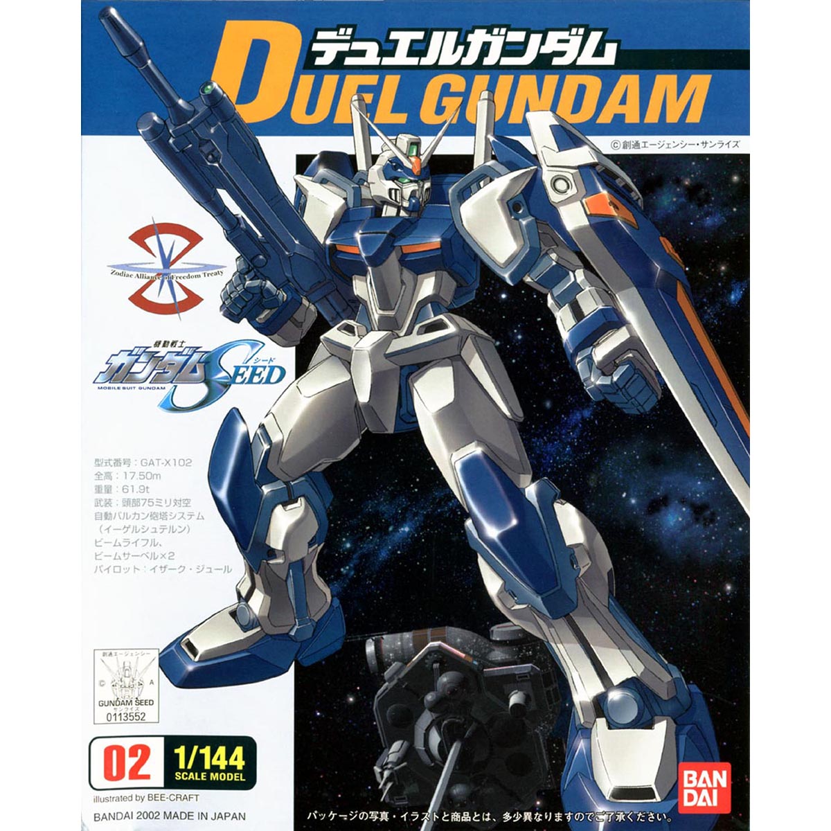 VINTAGE GUNDAM SEED 1/144 DUEL GUNDAM - Nº 02
