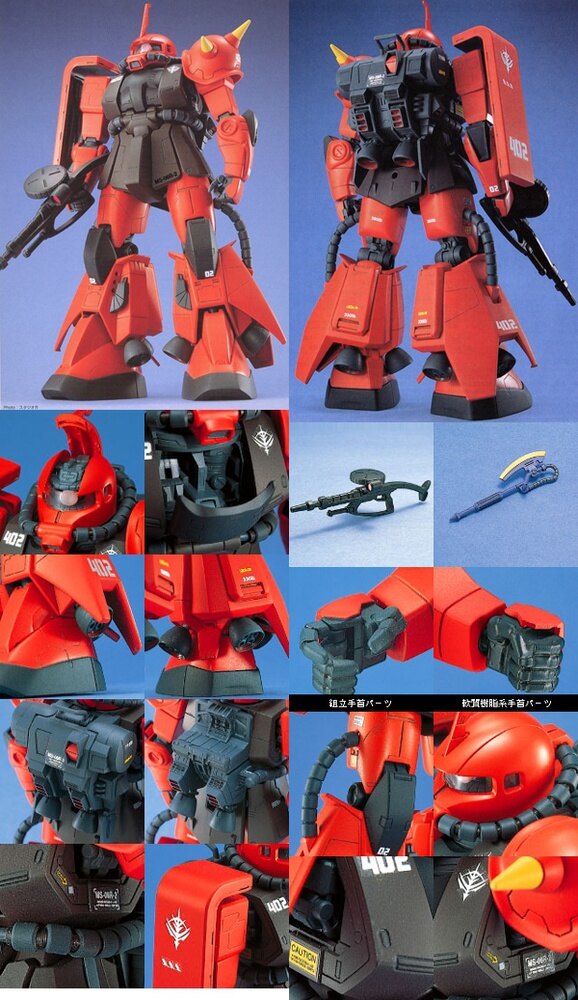 MG 1/100 MS-06R-2 ZAKU II (J RIDDEN CUSTOM) - Nº 007 - Imagen 4