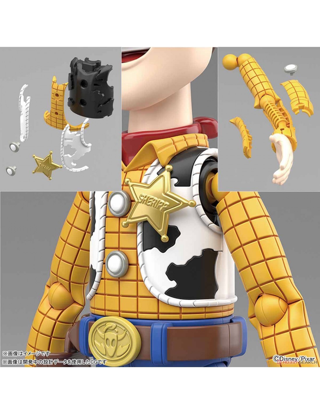 TOY STORY WOODY PLASTIC MODEL KIT - Imagen 12