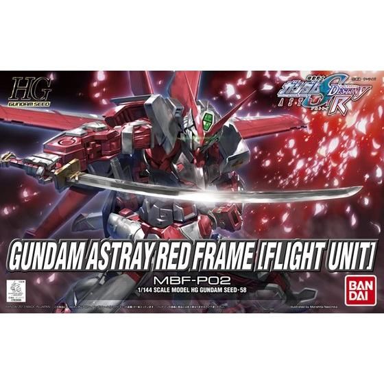 HG GUNDAM SEED 1/144 GUNDAM ASTRAY RED FRAME FLIGHT UNIT - Nº 58