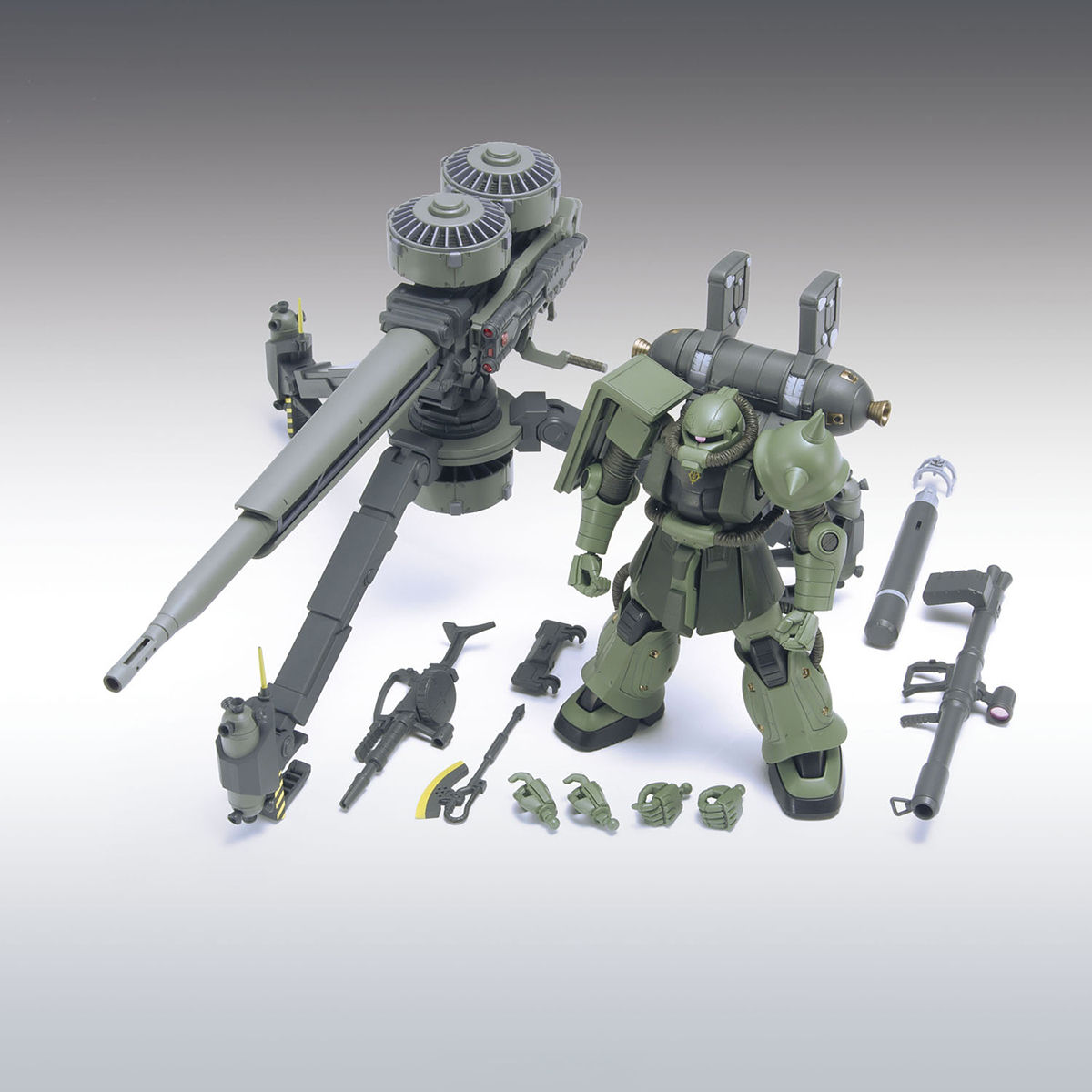 HG GUNDAM THUNDERBOLT 1/144 MS-06 ZAKU II + BIG GUN SET (THUNDERBOLT ANIMATION VER) - Nº 08 - Imagen 6
