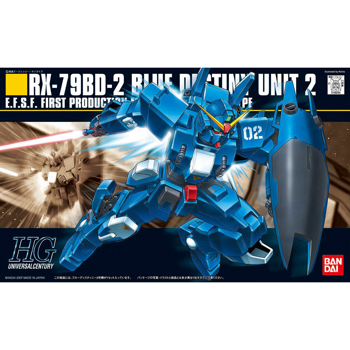 HGUC 1/144 RX-79BD-2 BLUE DESTINY UNIT 2 - Nº 077