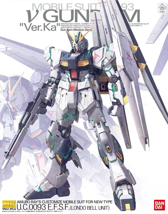 MG 1/100 RX-93 NU GUNDAM VER KA - Nº 163
