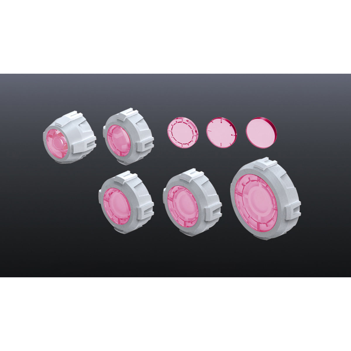BUILDERS PARTS HD MS SIGHT LENS 01 (PINK) - Imagen 3