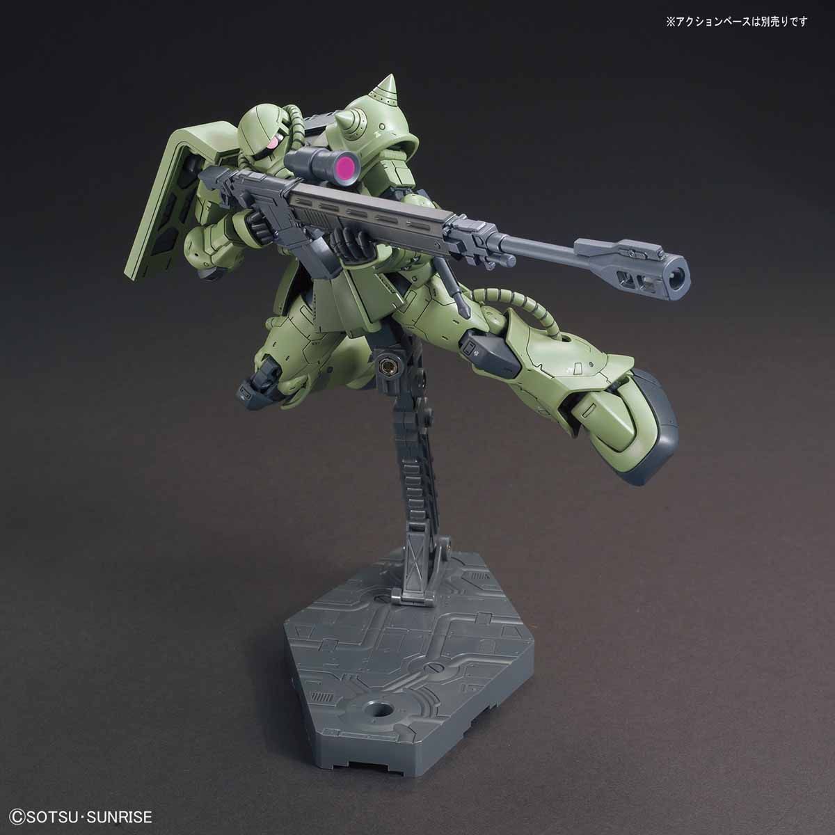 HG GUNDAM THE ORIGIN 1/144 MS-06C ZAKU II TYPE C / TYPE C-5 - Nº 016 - Imagen 8
