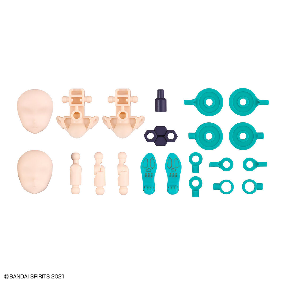 30MS 1/144 OPTION PARTS SET 7 (EVIL COSTUME) (COLOR A) - Nº 07 - Imagen 5