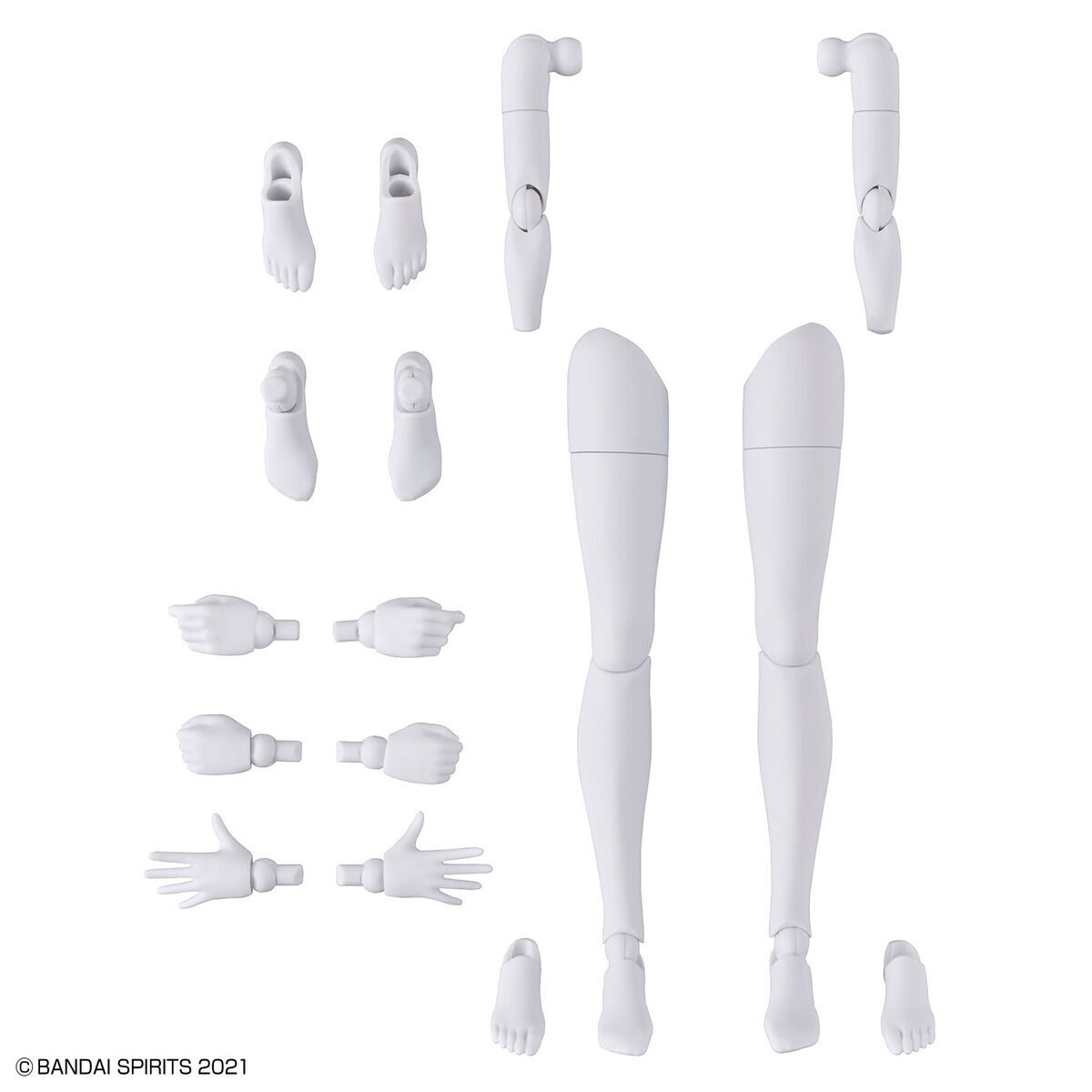 30MS 1/144 OPTION BODY PARTS ARM & LEG PARTS (WHITE/BLACK) - Nº 12 - Imagen 3