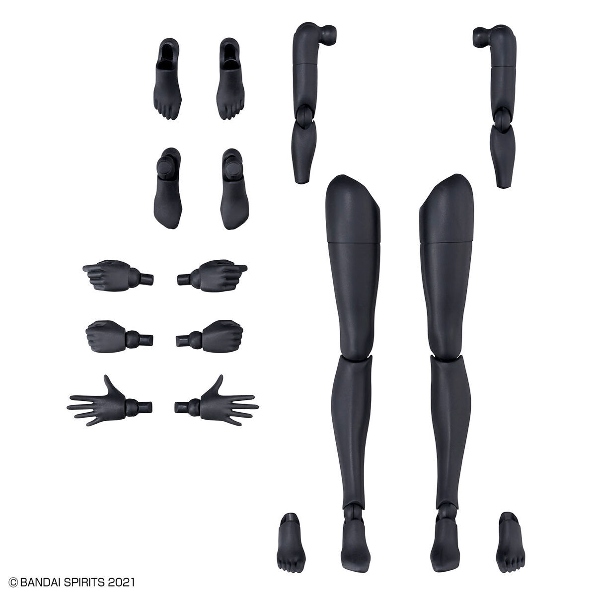 30MS 1/144 OPTION BODY PARTS ARM & LEG PARTS (WHITE/BLACK) - Nº 12 - Imagen 5