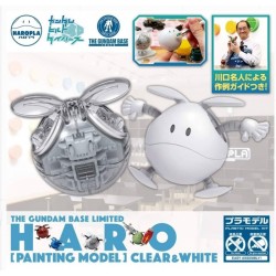 HGBF HAROPLA THE GUNDAM BASE LIMITED HARO PAINTING MODEL CLEAR & WHITE - Imagen 5