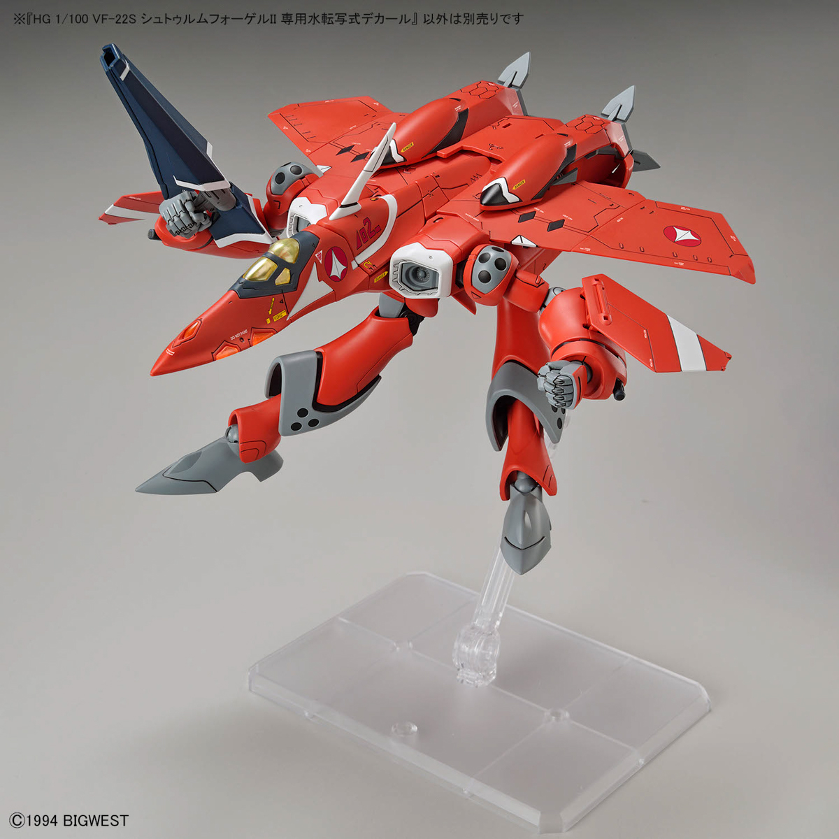 HG 1/100 WATER DECALS MACROSS VF-22S STURMVOGEL II - Imagen 3