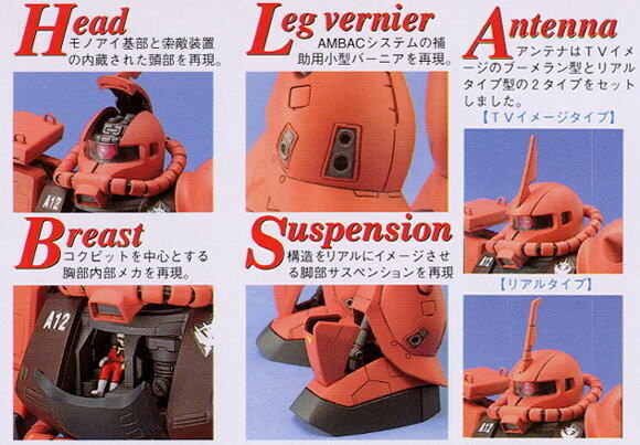 MG 1/100 MS-06S ZAKU II - Nº 002 - Imagen 5