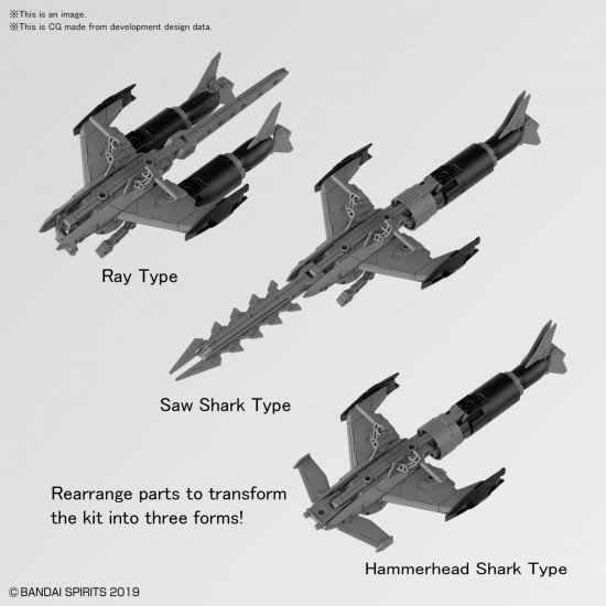 30MM 1/144 ATTACK SUBMARINE VER LIGHT GRAY - Nº EV-05 - Imagen 15