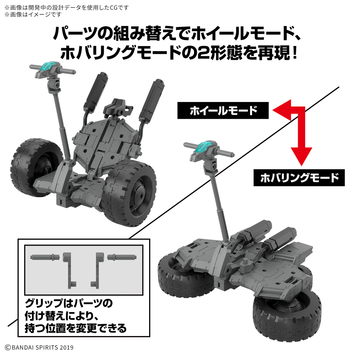30MM 1/144 EXA VEHICLE (WHEEL MOBILE VER) – Nº EV-20 - Imagen 14