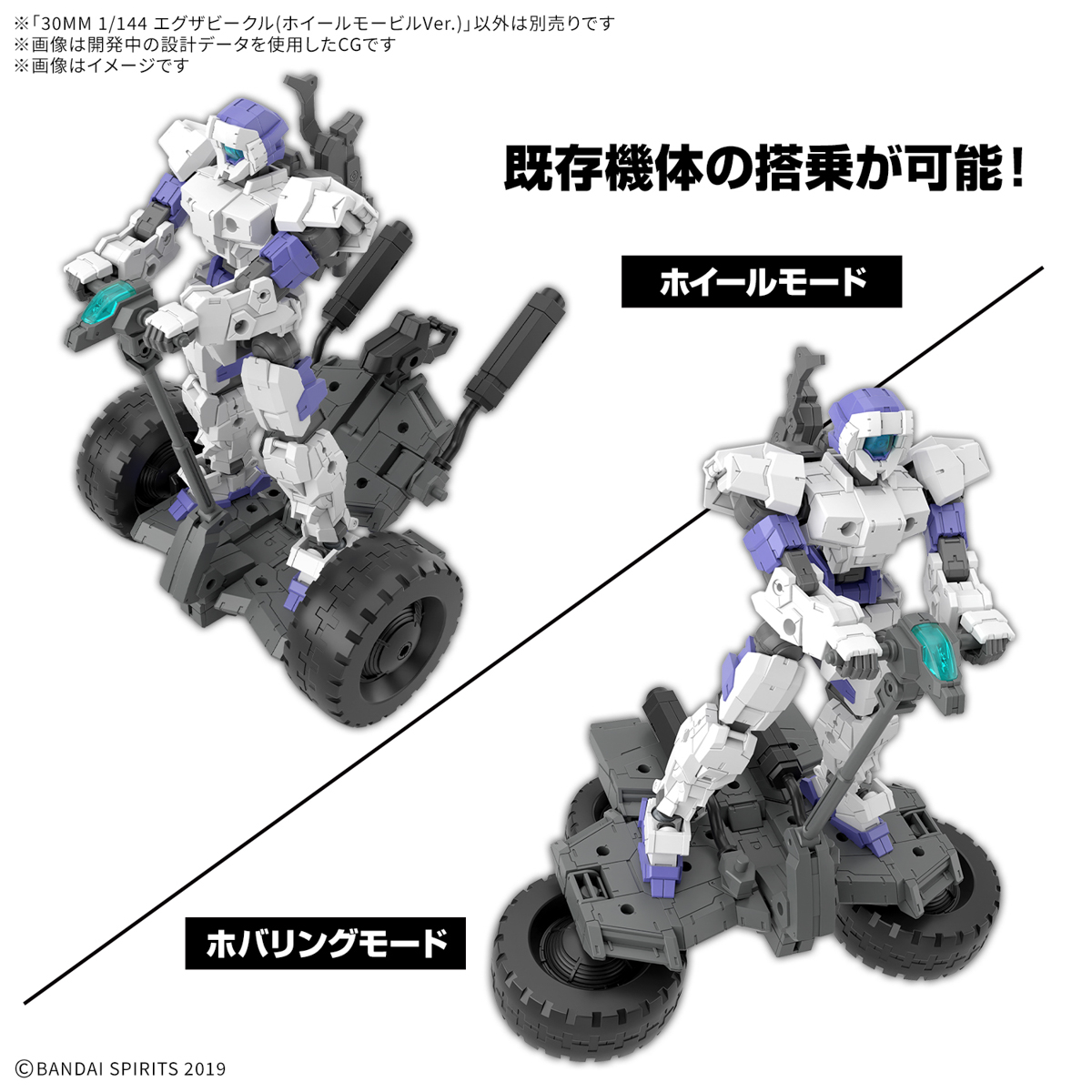 30MM 1/144 EXA VEHICLE (WHEEL MOBILE VER) – Nº EV-20 - Imagen 16