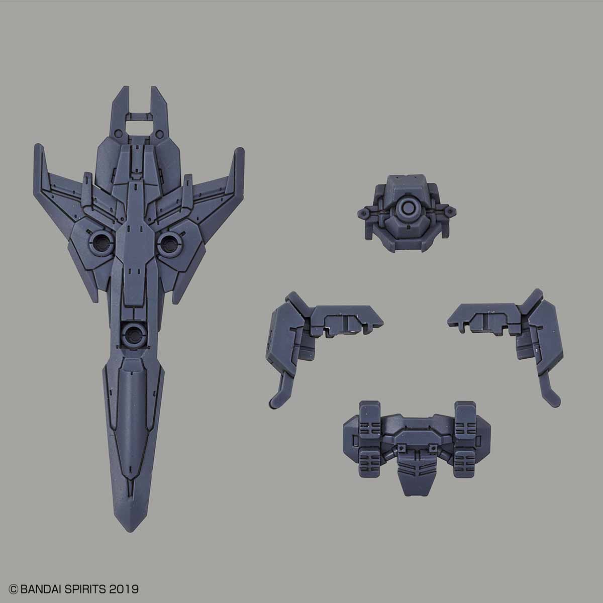 30MM 1/144 OPTION ARMOR FOR LONG RANGE SPINING ALTO EXCLUSIVE DARK GRAY - Nº OP 03 - Imagen 2