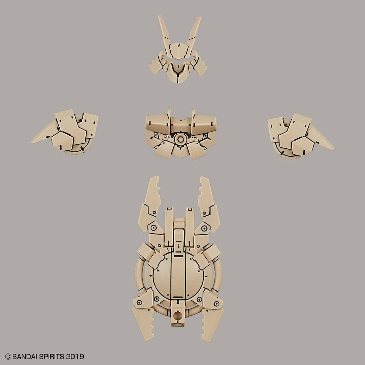 30MM 1/144 OPTION ARMOR FOR CLOSE FIGHTING PORTANOVA EXCLUSIVE SAND YELLOW - Nº OP 06 - Imagen 2