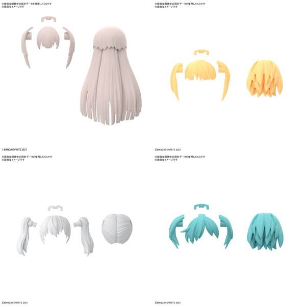 30MS 1/144 HAIR STYLE PARTS VOL. 5 COMPLETO - Imagen 2