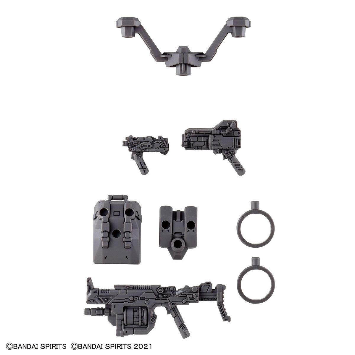 30MS 1/144 GIRL GUN LADY & 30MINUTE SISTERS COMPATIBLE OPTIONS PART SET - Imagen 2