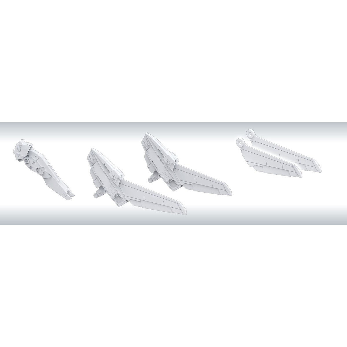 BUILDERS PARTS HD MS POWER UP WING 01 (WHITE) - Imagen 3
