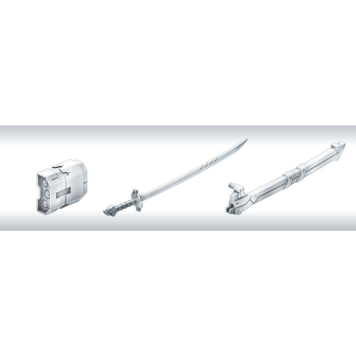 BUILDERS PARTS HD MS LAUNCHER 01 (IRON METALLIC) - Imagen 3