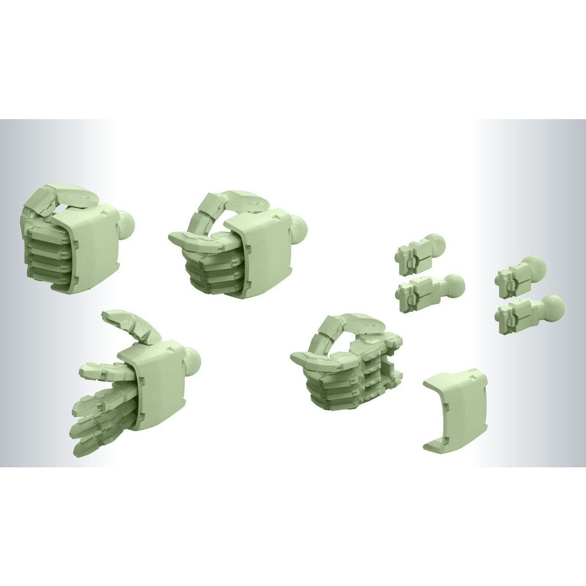 BUILDERS PARTS HD 1/144 MS HAND 02 (ZEON ZAKU GREEN) - Imagen 3