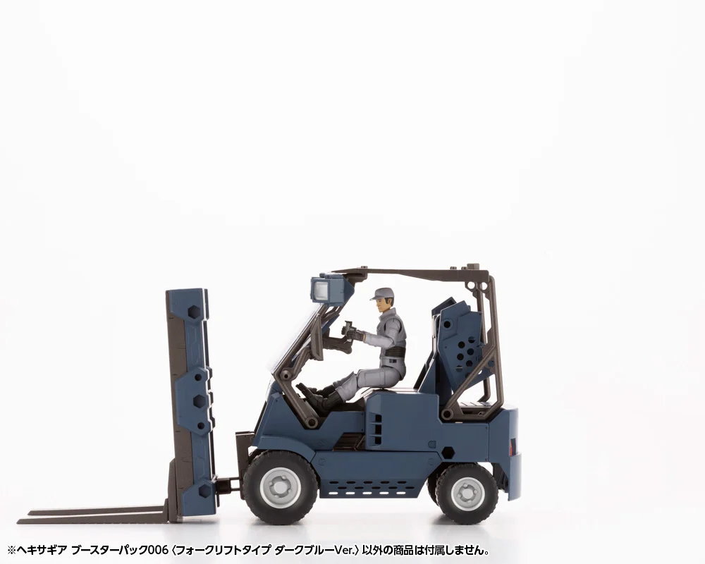 HEXA GEAR 1/24 BOOSTER PACK 006 FORKLIFT DARK BLUE VER. - Imagen 6
