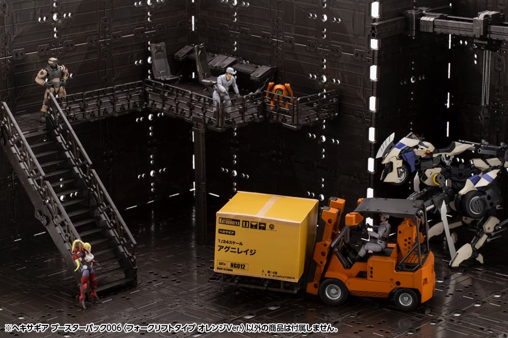 HEXA GEAR 1/24 BOOSTER PACK 006 FORKLIFT ORANGE VER. - Imagen 12