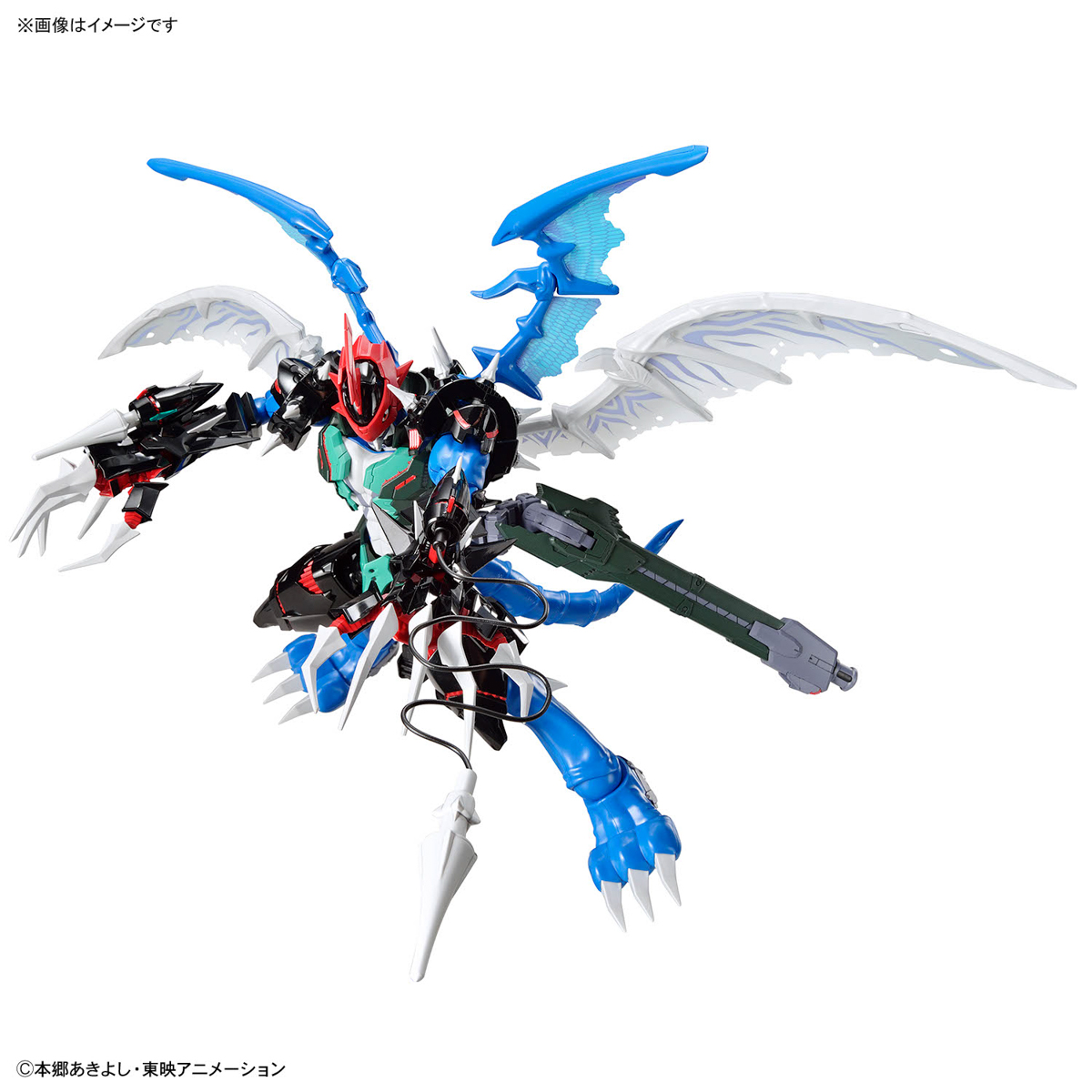 DIGIMON PAILDRAMON FIGURE RISE AMPLIFIED - Imagen 4