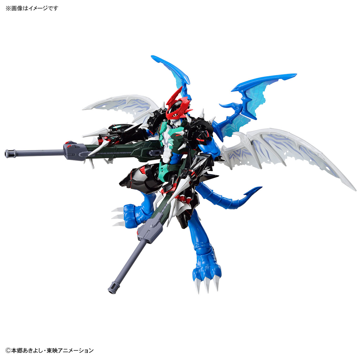DIGIMON PAILDRAMON FIGURE RISE AMPLIFIED - Imagen 5