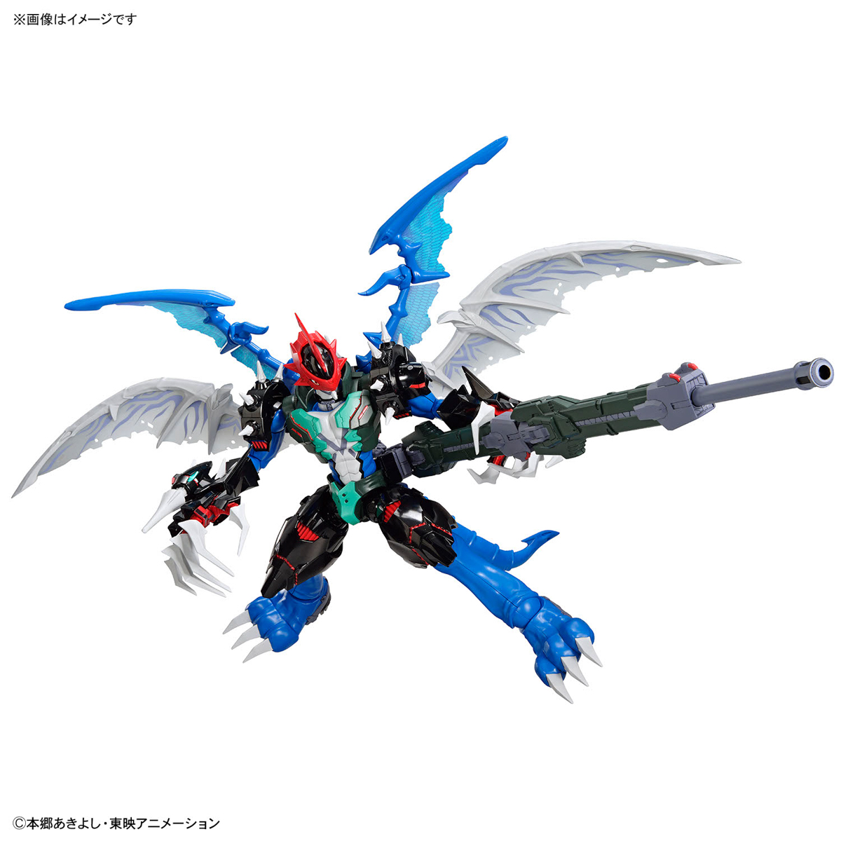 DIGIMON PAILDRAMON FIGURE RISE AMPLIFIED - Imagen 7