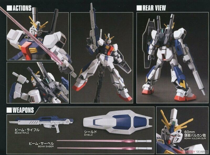 HGUC 1/144 RX-78AN-01 GUNDAM AN-01 TRISTAN - Nº 205 - Imagen 11