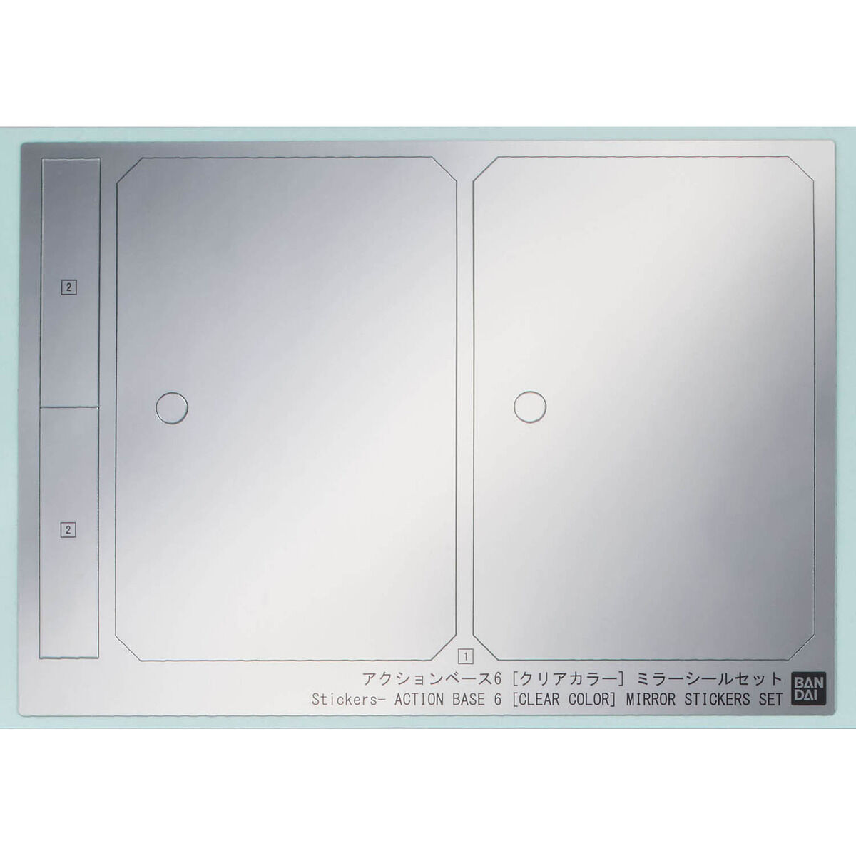 ACTION BASE 6 (CLEAR COLOR) MIRROR STICKER SET 1/144 - Imagen 3