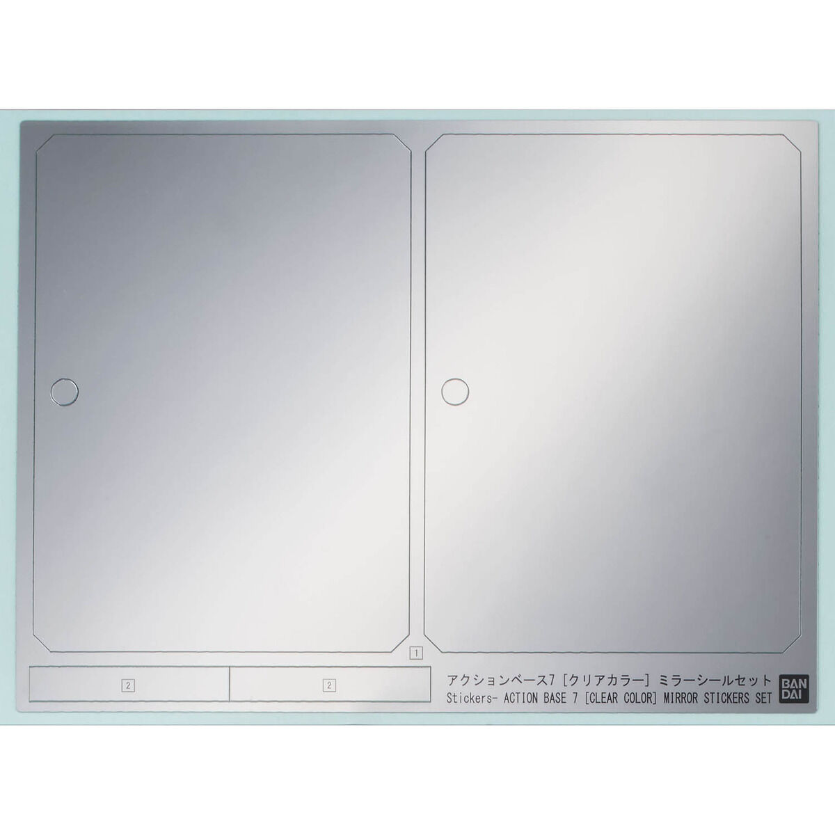 ACTION BASE 7 (CLEAR COLOR) MIRROR STICKER SET 1/144 - Imagen 3