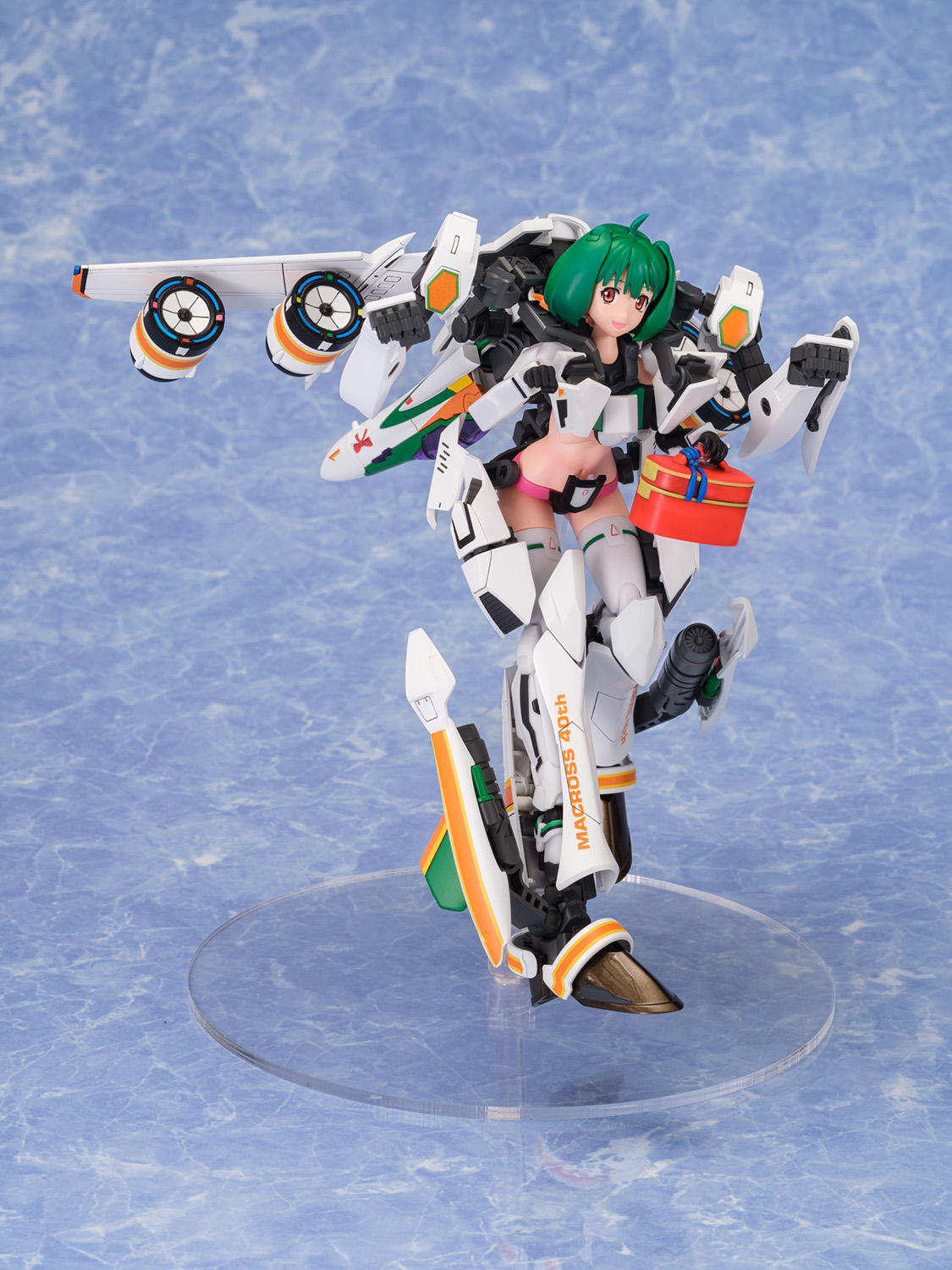 AOSHIMA VF-25F MESSIAH RANKA LEE MACROSS 40TH ANNIVERSARY - Imagen 6