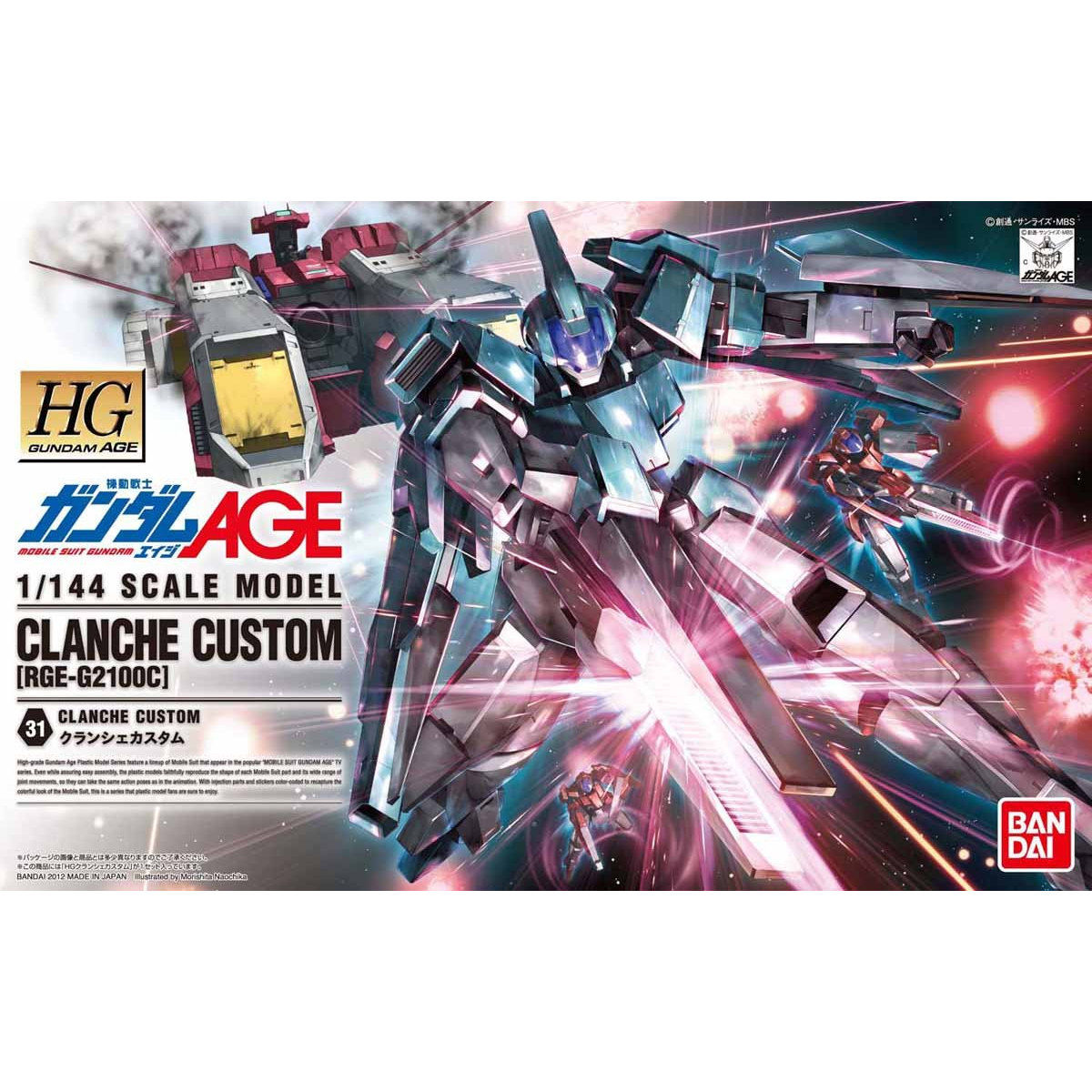 HG GUNDAM AGE 1/144 CLANCHE CUSTOM - Nº 31