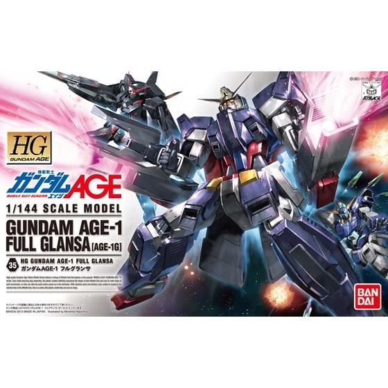 HG GUNDAM AGE 1/144 GUNDAM AGE-1 FULL GLANSA - Nº 35