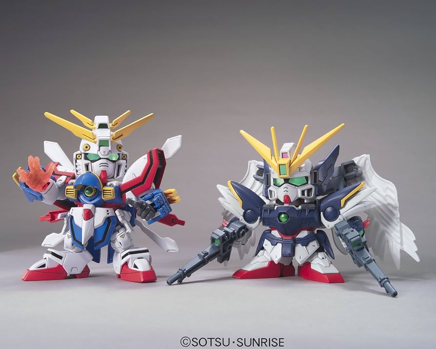 BB SENSHI GOD GUNDAM & WING GUNDAM ZERO CUSTOM - Imagen 2
