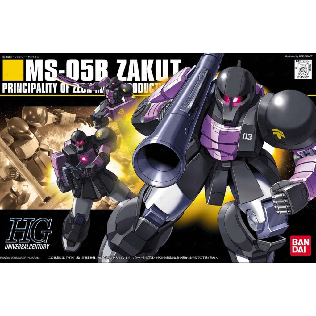 HGUC 1/144 MS-05B ZAKU I BLACK TRI STARS – Nº 068 - Imagen 6