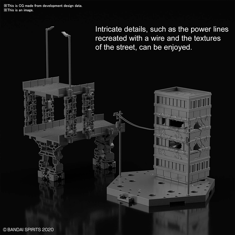 30MM 1/144 CUSTOMIZE SCENE BASE (CITY AREA) - Nº 06 - Imagen 11