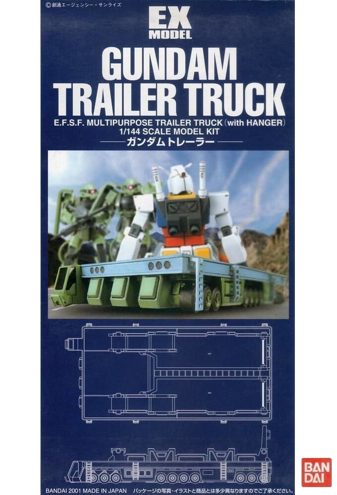 EX MODEL 1/144 GUNDAM TRAILER TRUCK - Nº 01