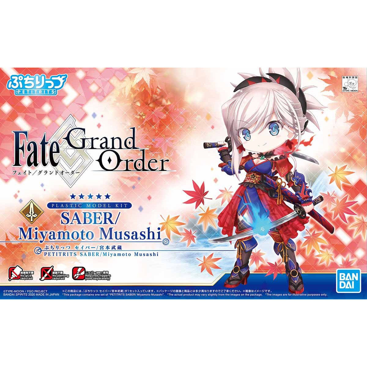 FATE GRAND ORDER PETITRITS SABER/MIYAMOTO MUSASHI - Nº 05