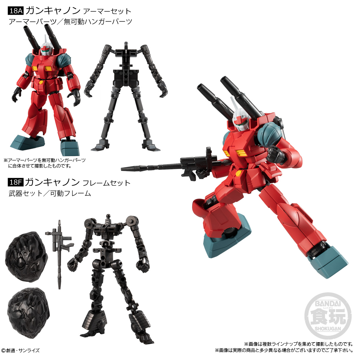 GUNDAM G FRAME GUNCANNON + FRAME SET - Imagen 2