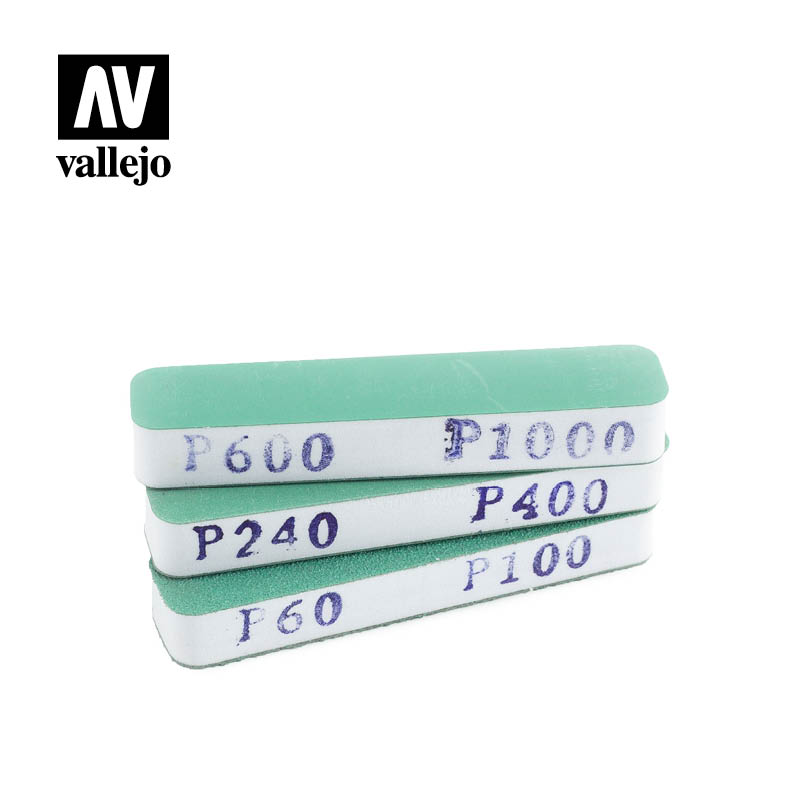 HERRAMIENTAS MODELISMO: SET DE 3 FLEXI SANDERS DOBLE GRANO (90X19X12MM) T04002 - Imagen 3