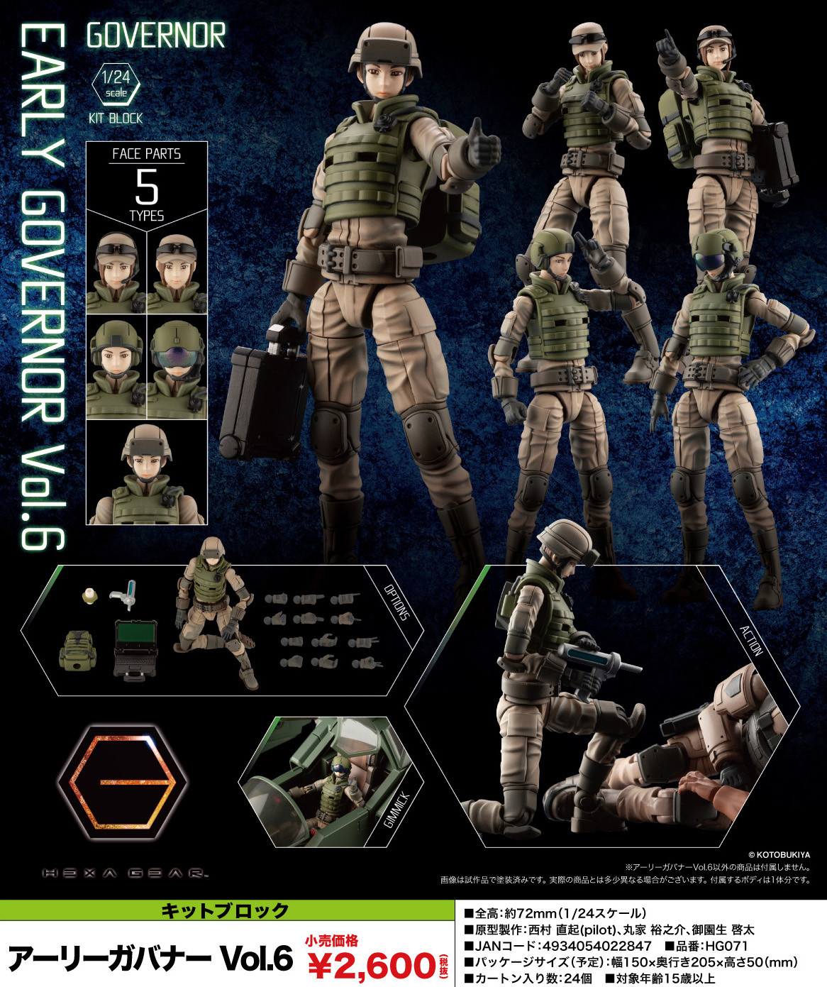 HEXA GEAR 1/24 GOVERNOR EARLY GOVERNOR VOL.6 - Imagen 25